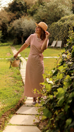 Vestido "Rayas y Sol"