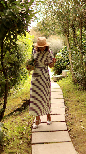 Vestido "Rayas y Sol"