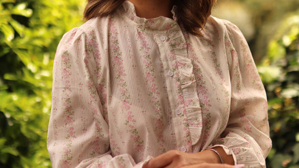 Camiseta "Flores de la mañana"