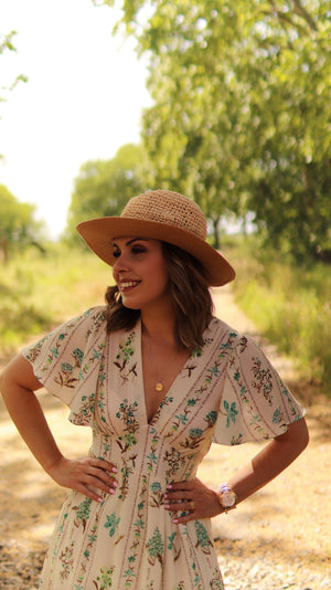 Vestido "Pétalas de Primavera"