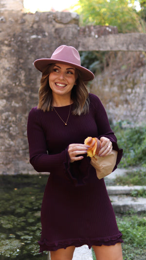 Vestido malha "LE CROISSANT"