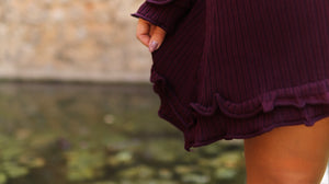 Vestido malha "LE CROISSANT"