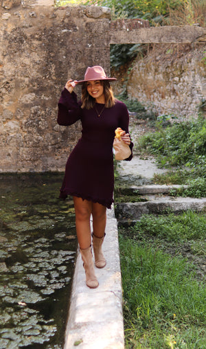 Vestido malha "LE CROISSANT"