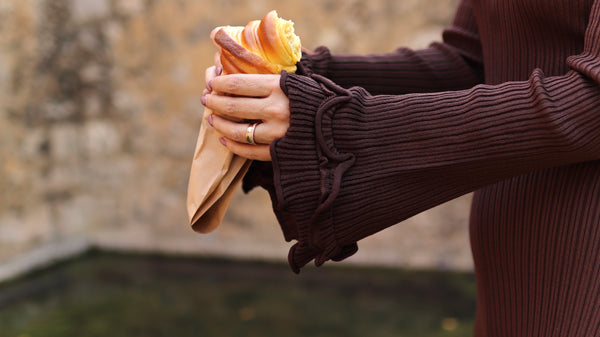 Vestido malha "LE CROISSANT"
