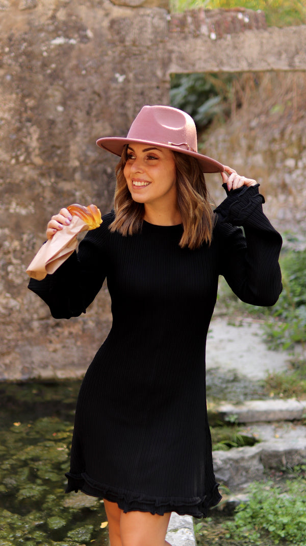 Vestido malha "LE CROISSANT"