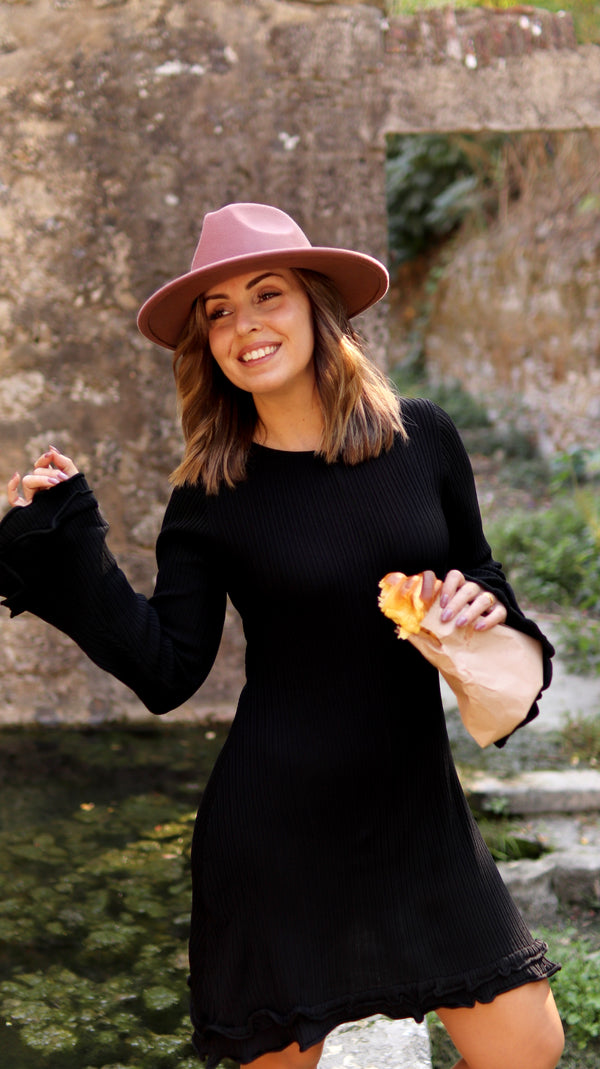 Vestido malha "LE CROISSANT"
