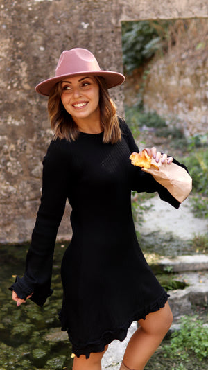 Vestido malha "LE CROISSANT"
