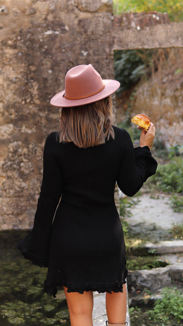 Vestido malha "LE CROISSANT"