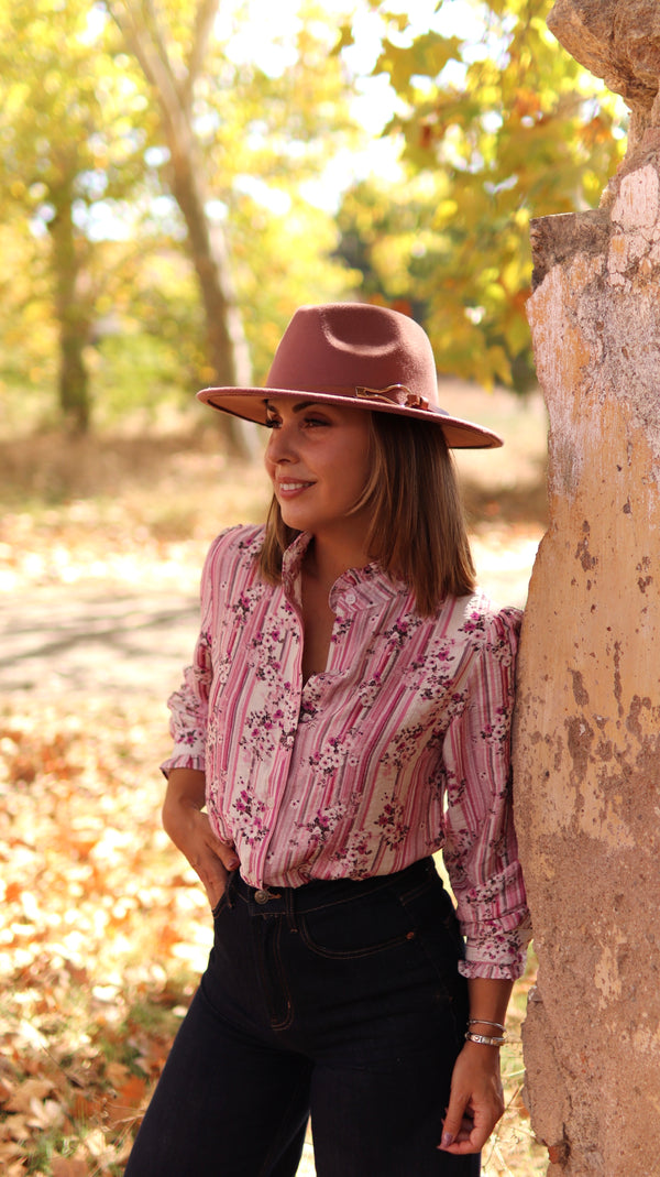 Camisa "Wild Rose"