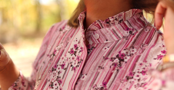 Camisa "Wild Rose"